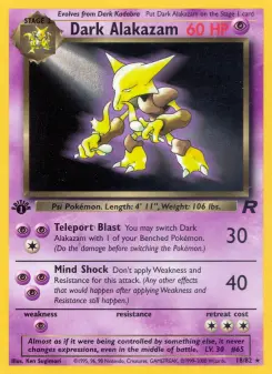 Carta Dark Alakazam
