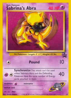 Carta Sabrina's Abra
