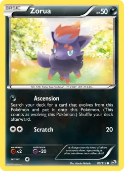 Carta Zorua