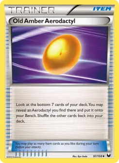 Carta Old Amber Aerodactyl