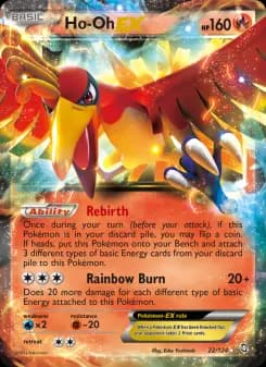 Carta Ho-Oh-EX