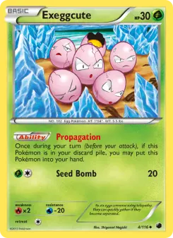 Carta Exeggcute