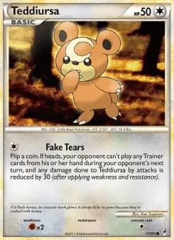 Carta Teddiursa