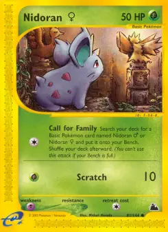 Carta Nidoran♀