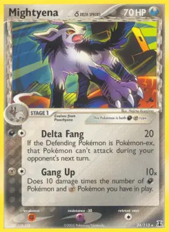 Carta Mightyena δ