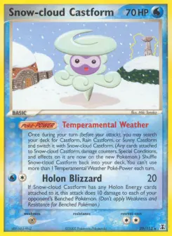 Carta Snow-cloud Castform