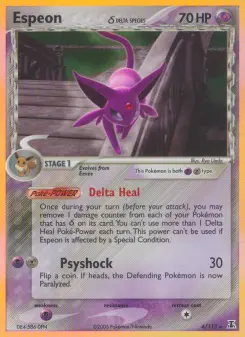Carta Espeon δ