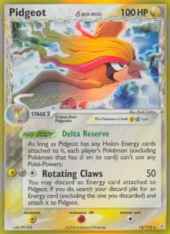 Carta Pidgeot δ