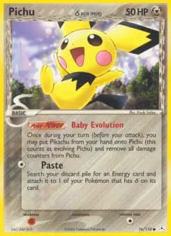 Carta Pichu δ
