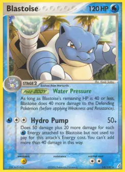 Carta Blastoise