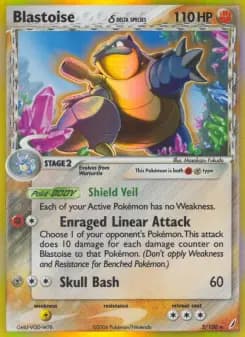 Carta Blastoise δ