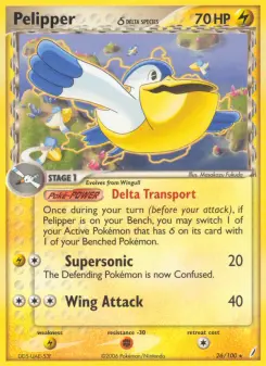 Carta Pelipper δ
