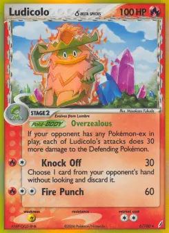 Carta Ludicolo δ