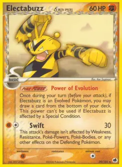 Carta Electabuzz δ