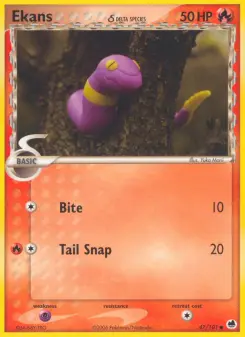 Carta Ekans δ