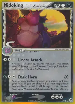 Carta Nidoking δ