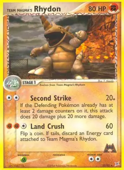 Carta Team Magma's Rhydon