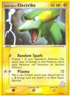 Carta Team Aqua's Electrike