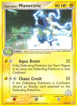 Carta Team Aqua's Manectric
