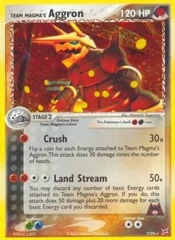 Carta Team Magma's Aggron