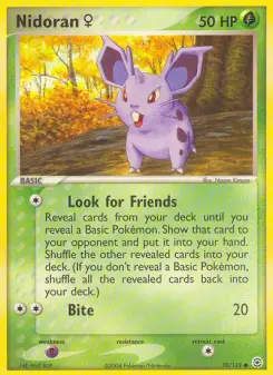 Carta Nidoran♀