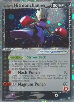 Carta Rocket's Hitmonchan ex