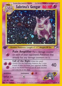 Carta Sabrina's Gengar
