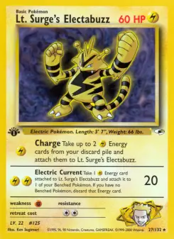 Carta Lt. Surge's Electabuzz