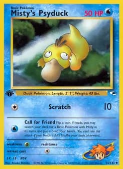 Carta Misty's Psyduck