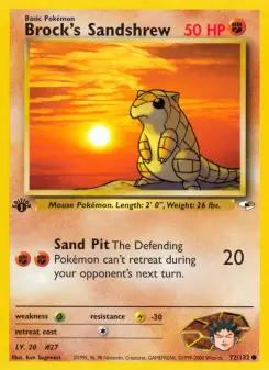 Carta Brock's Sandshrew