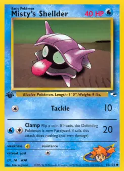 Carta Misty's Shellder