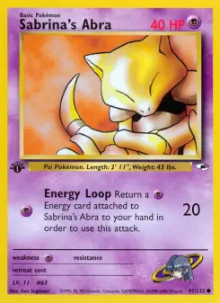 Carta Sabrina's Abra