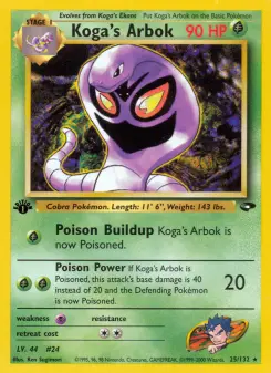Carta Koga's Arbok