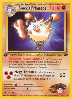 Carta Brock's Primeape