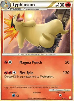 Carta Typhlosion