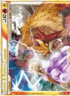 Carta Entei & Raikou LEGEND