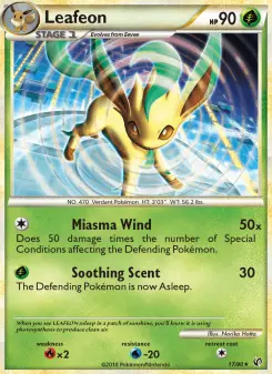 Carta Leafeon