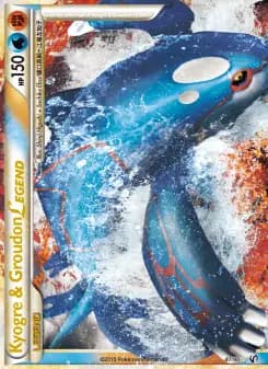 Carta Kyogre & Groudon LEGEND