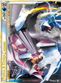 Carta Palkia & Dialga LEGEND