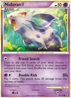 Carta Nidoran♀