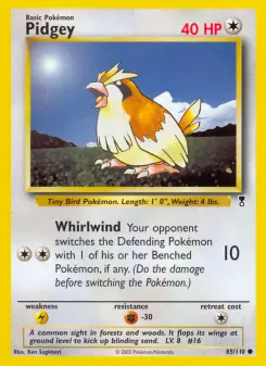 Carta Pidgey