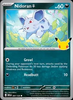 Carta Nidoran♀
