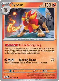 Carta Pyroar