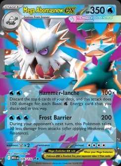 Carta Mega Abomasnow ex