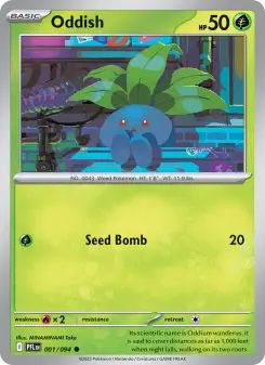 Carta Oddish