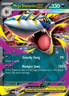 Carta Mega Sharpedo ex