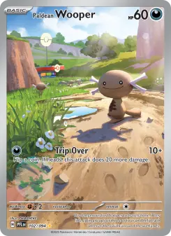 Carta Paldean Wooper