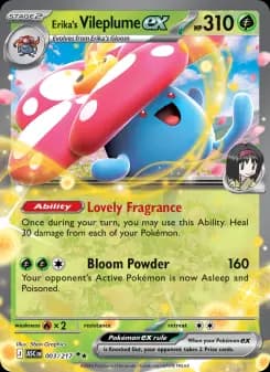 Carta Erika's Vileplume ex