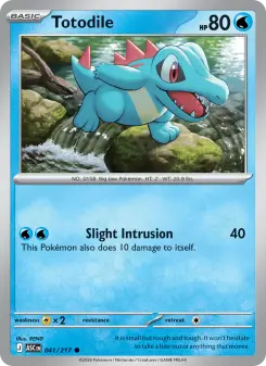 Carta Totodile