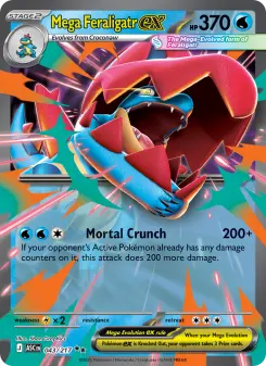 Carta Mega Feraligatr ex